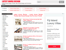 Tablet Screenshot of latesthousedesign.com
